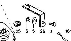 PEUGEOT GROMMET 19X27X33X3 - 731187