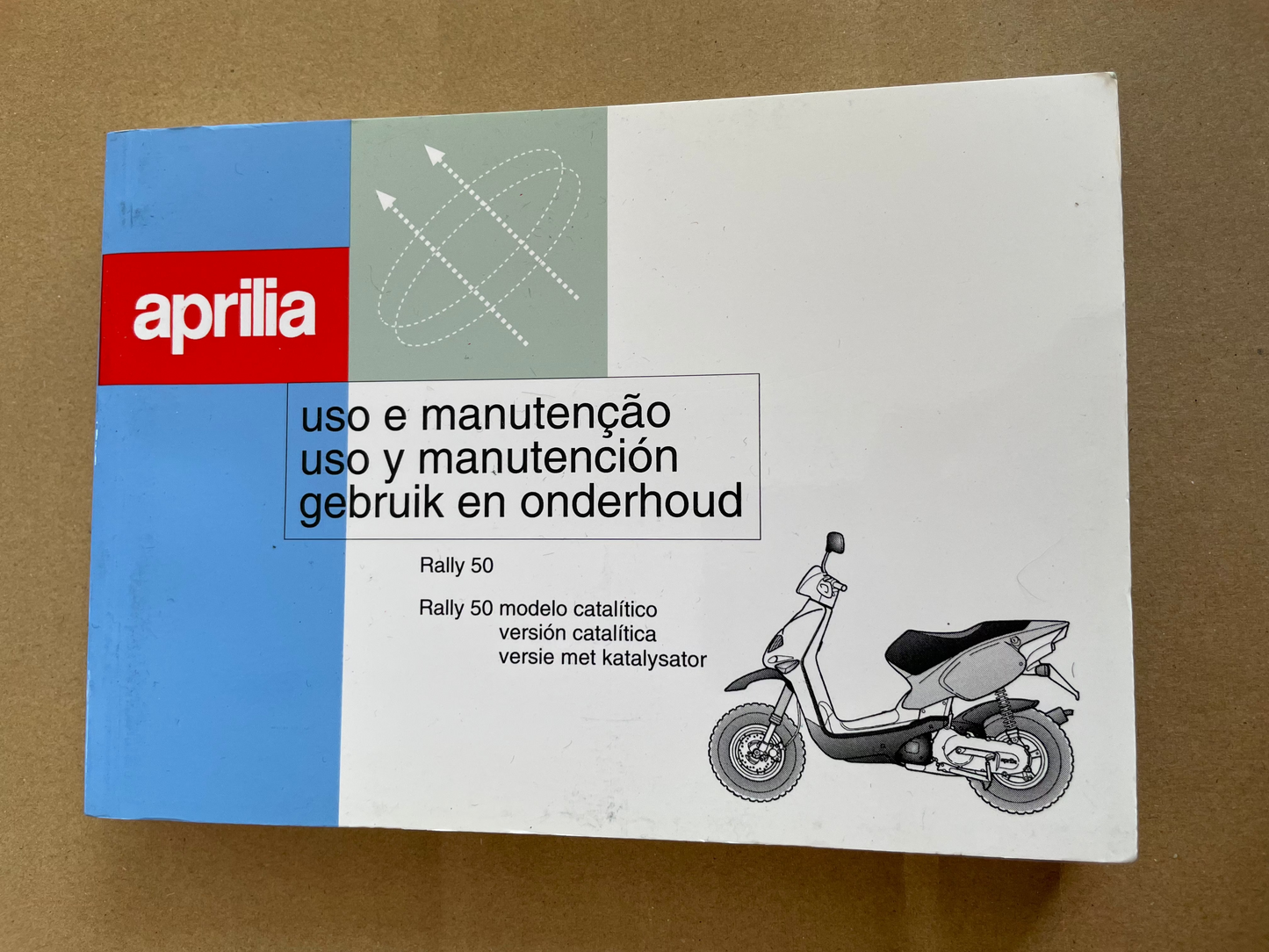 APRILIA RALLY 50 GEBRUIK & ONDERHOUDSBOEKJE OEM ORIGINAL