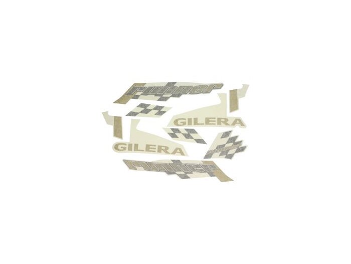 STICKERSET TRANSFERSET GILERA RUNNER RST ZWART/GEEL 62447000A2