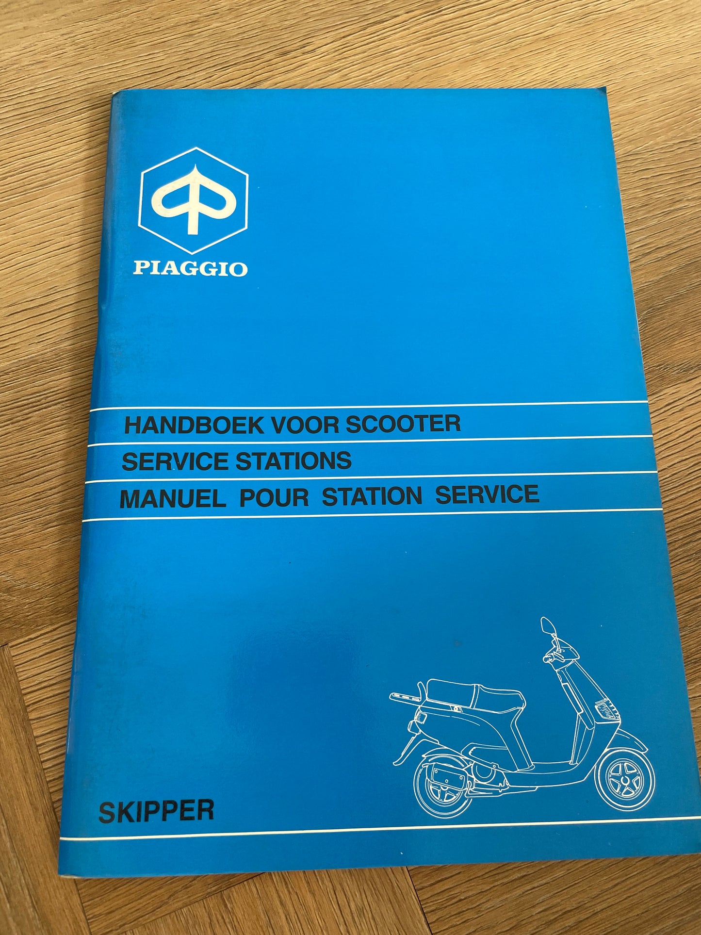 HANDBOEK SERVICE STATION WERKPLAATSHANDBOEK PIAGGIO SKIPPER