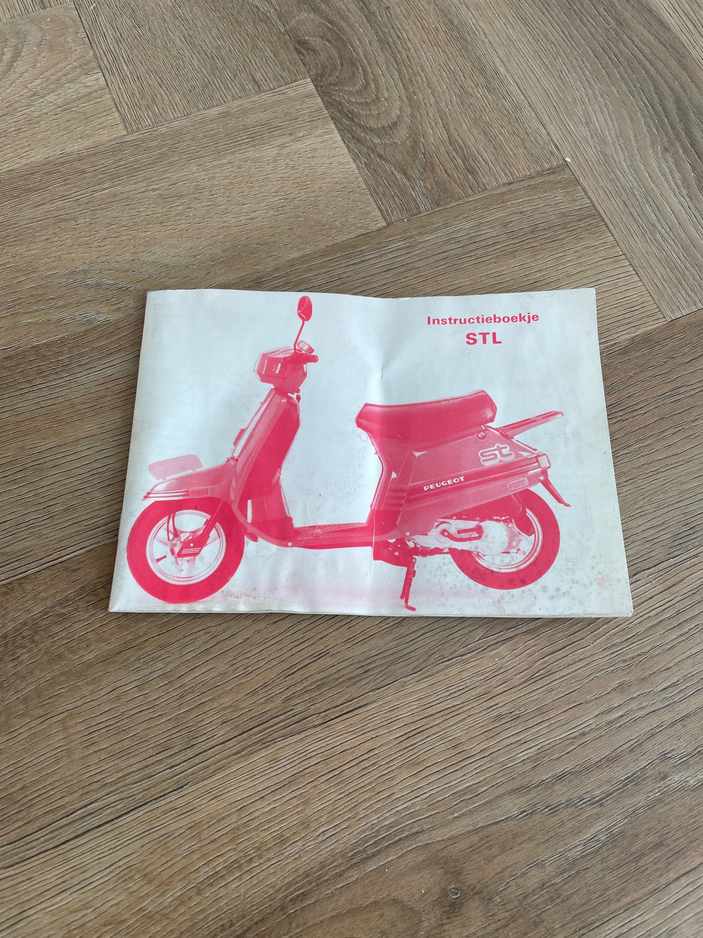 INSTRUCTIEBOEKJE OEM PEUGEOT RAPIDO STL50