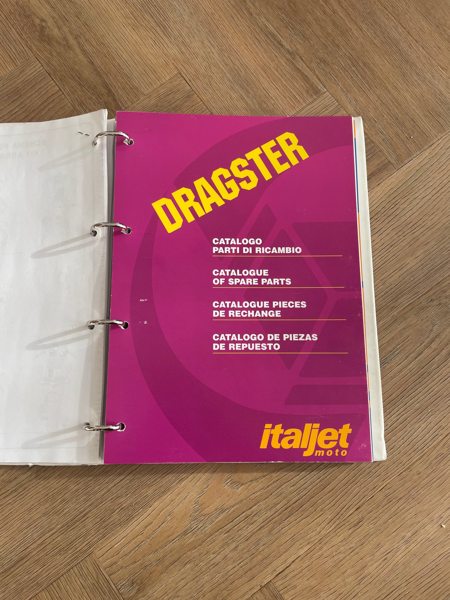 ONDERDELEN CATALOGUS SPARE PARTS ITALJET DRAGSTER
