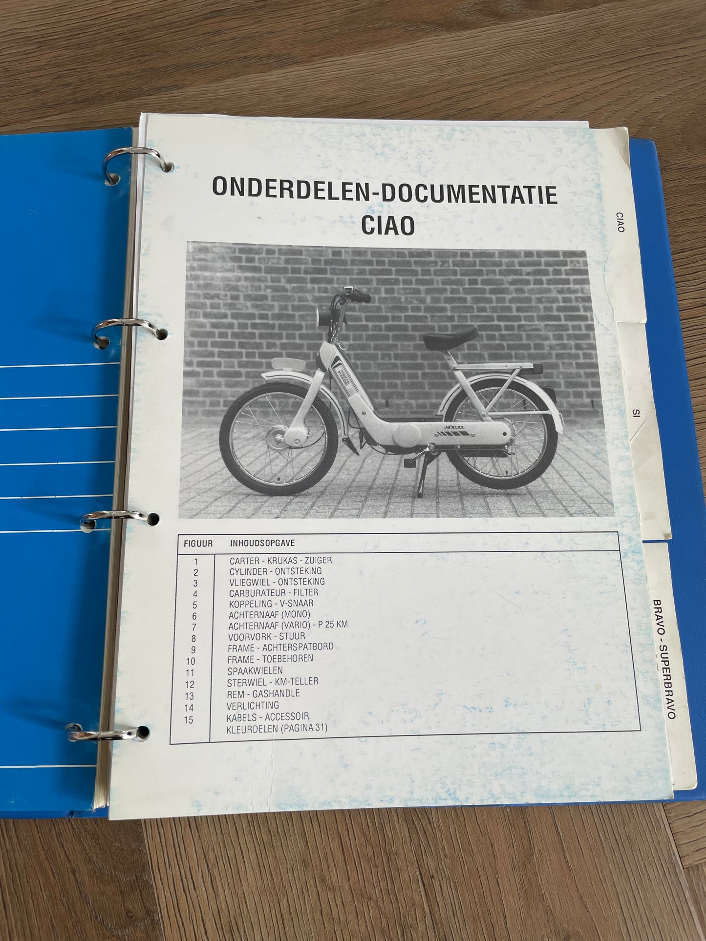 ONDERDELEN CATALOGUS PIAGGIO VESPA CIAO