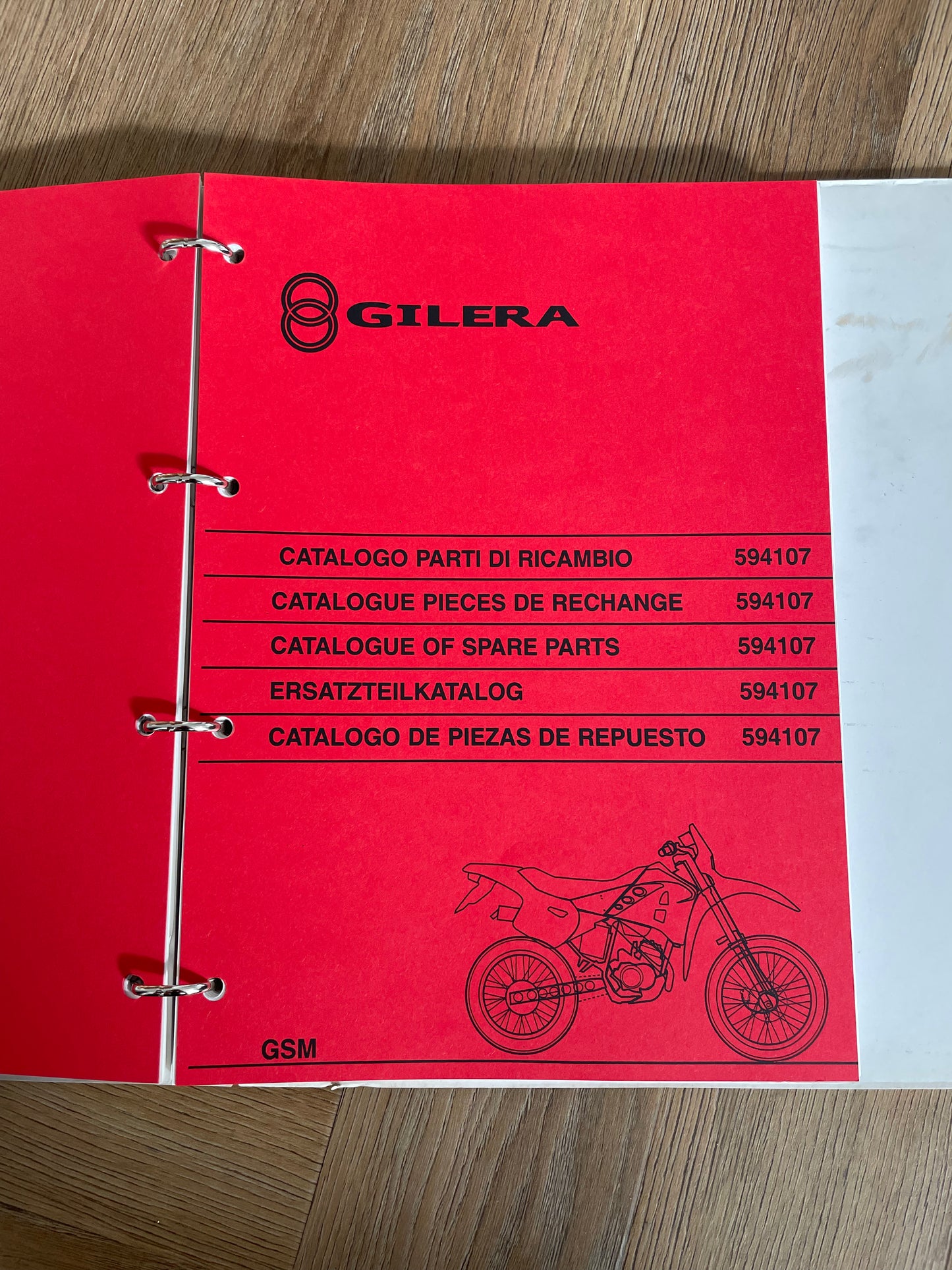 ONDERDELEN CATALOGUS GILERA GSM