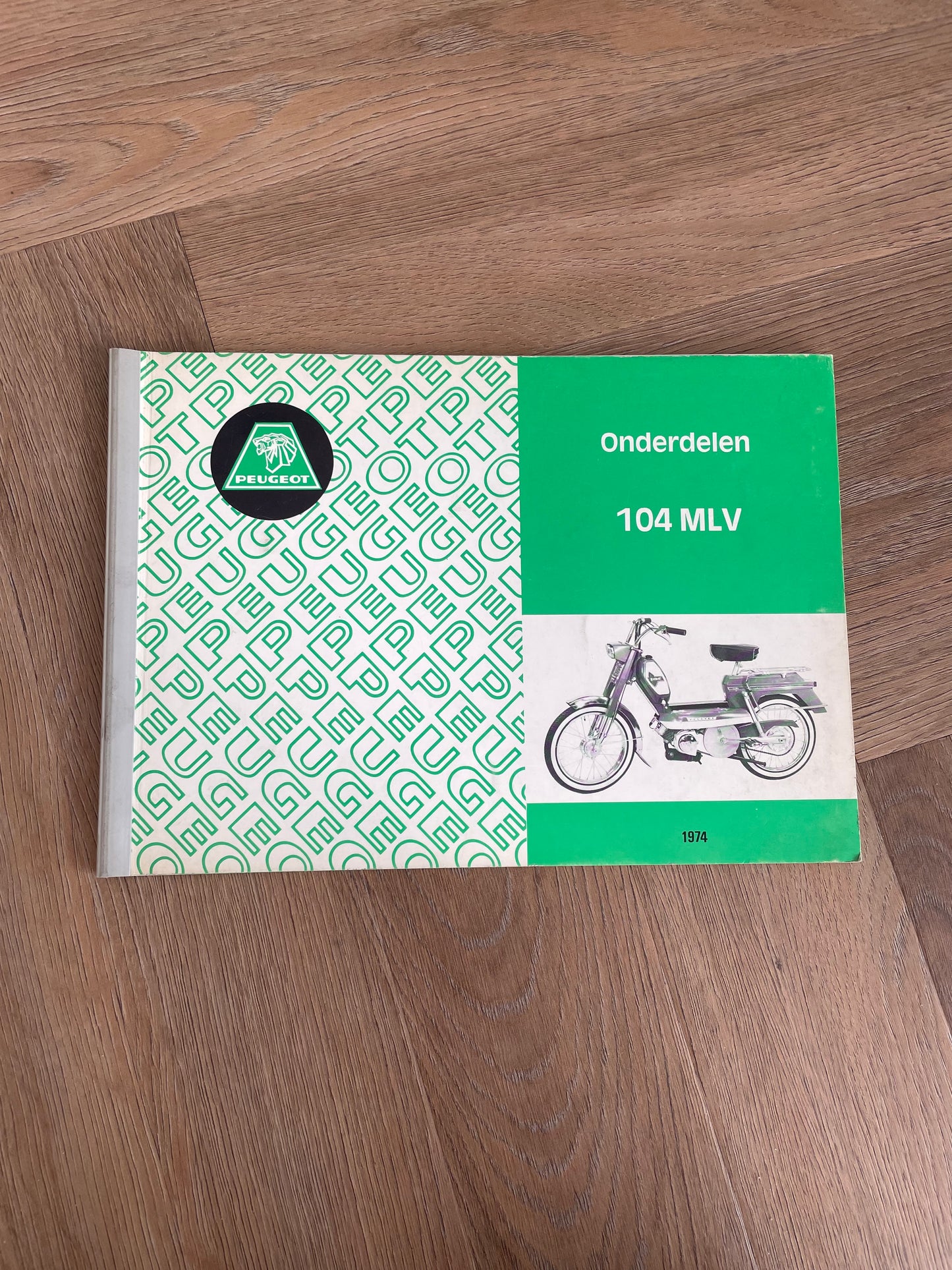 ONDERDELEN CATALOGUS PEUGEOT 104 MLV