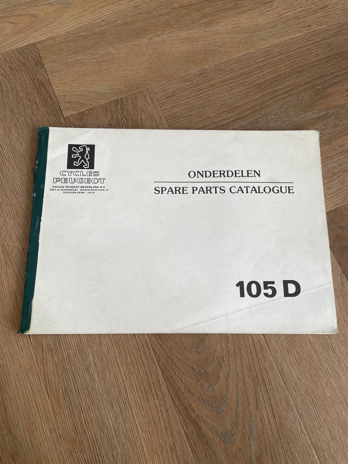 ONDERDELEN CATALOGUS PEUGEOT 105D