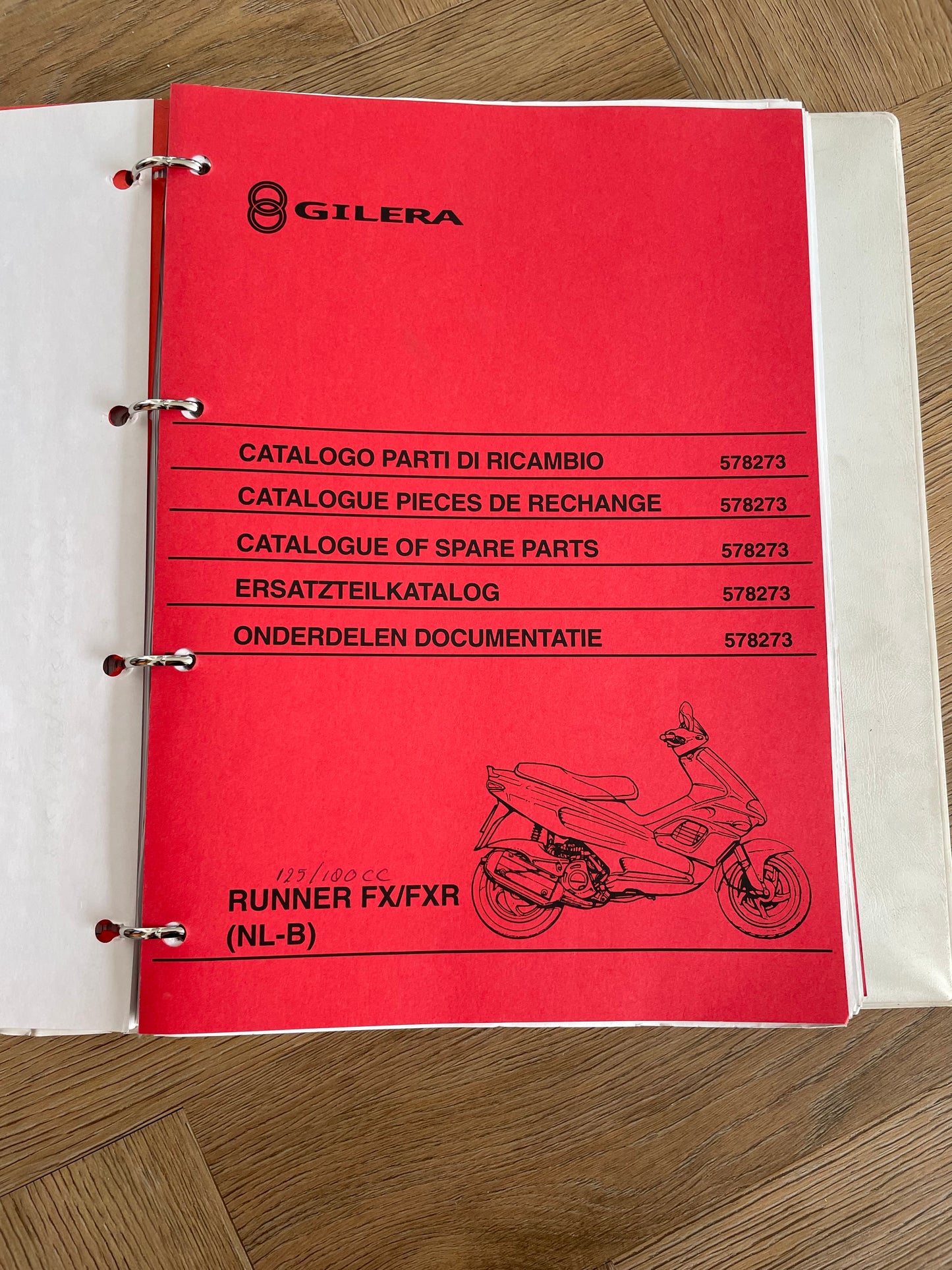 ONDERDELEN CATALOGUS GILERA RUNNER FX FXR 578273