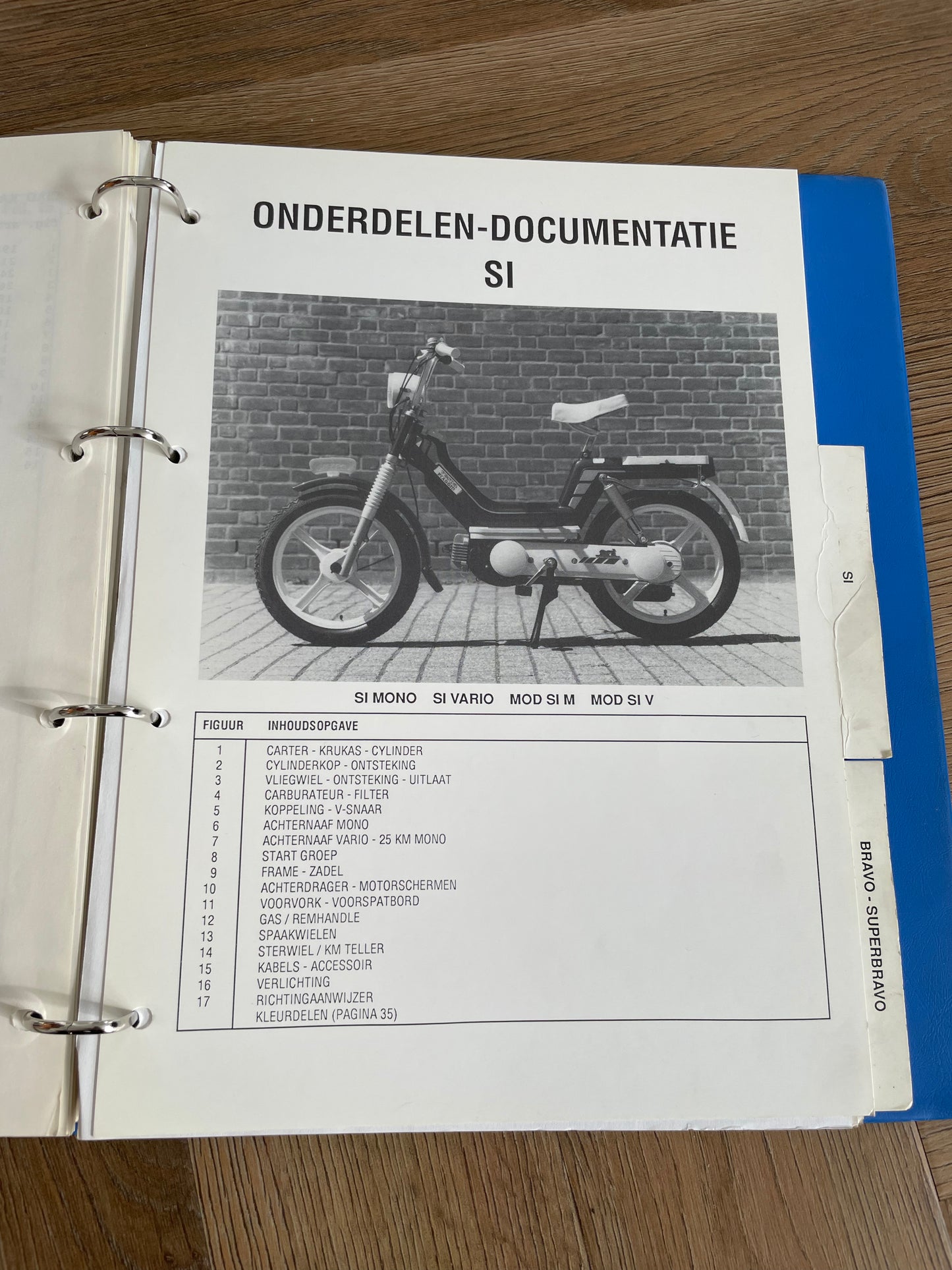ONDERDELEN CATALOGUS PIAGGIO VESPA SI