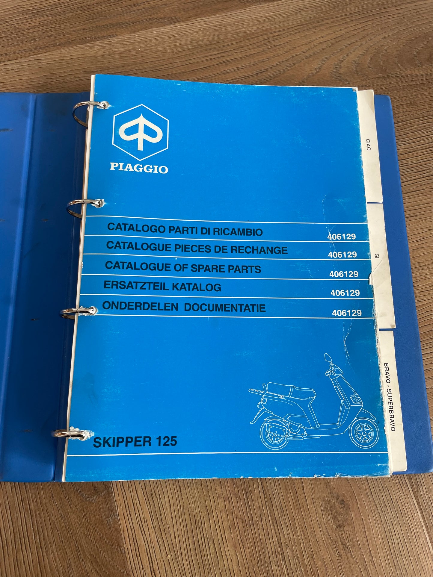 ONDERDELEN CATALOGUS PIAGGIO SKIPPER 125