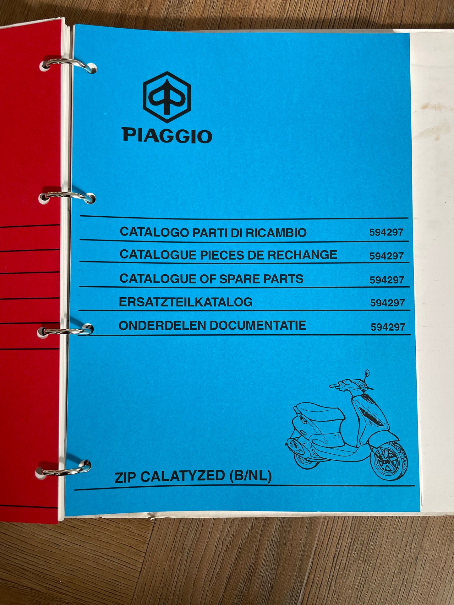 ONDERDELEN CATALOGUS PIAGGIO ZIP CALATYZED