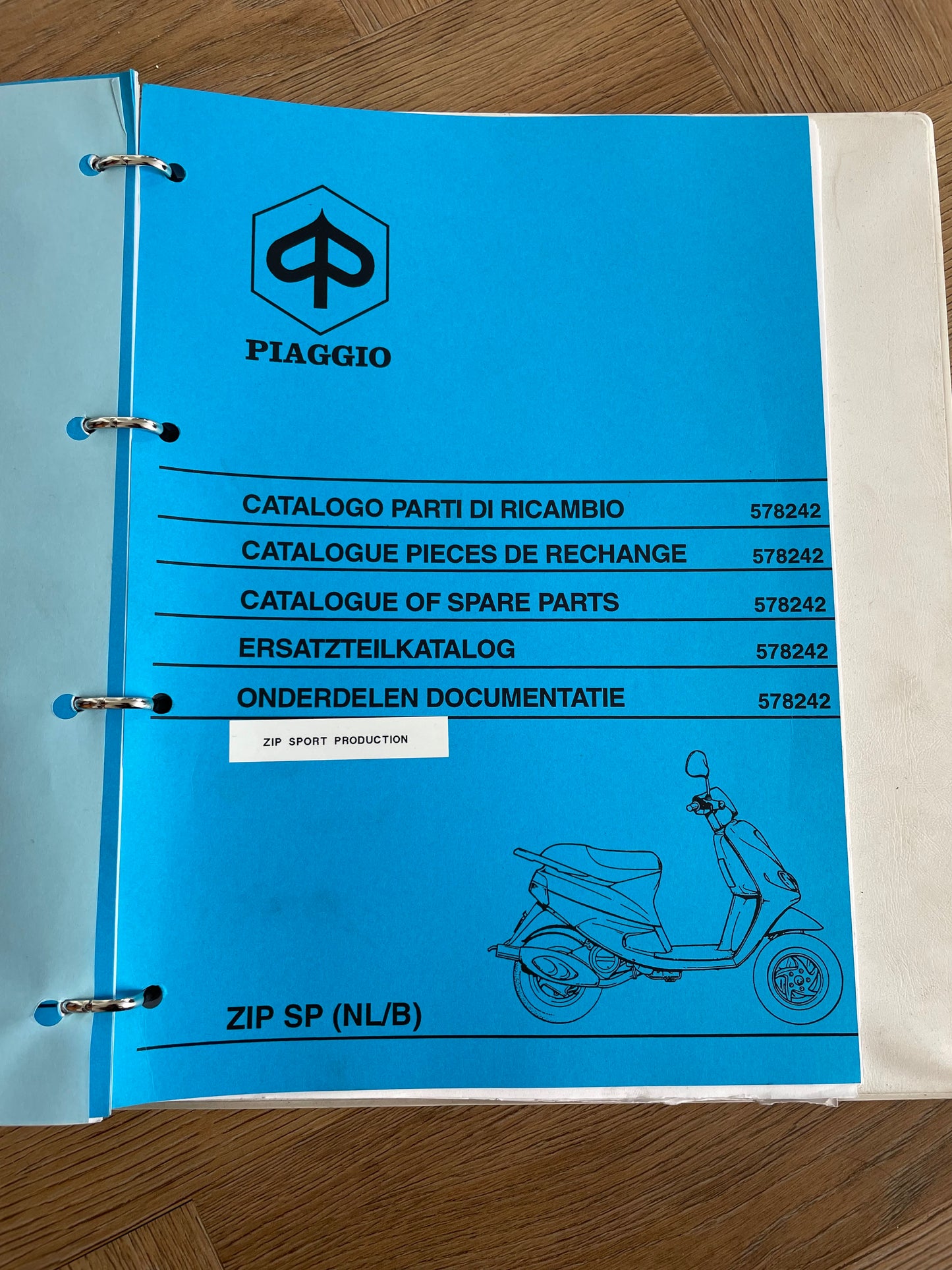 ONDERDELEN CATALOGUS PIAGGIO ZIP SP