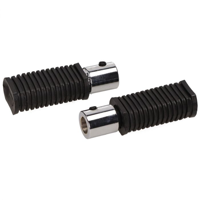 Voetsteun set onder andere Vespa / Piaggio Citta / Honda Camino zwart 256045