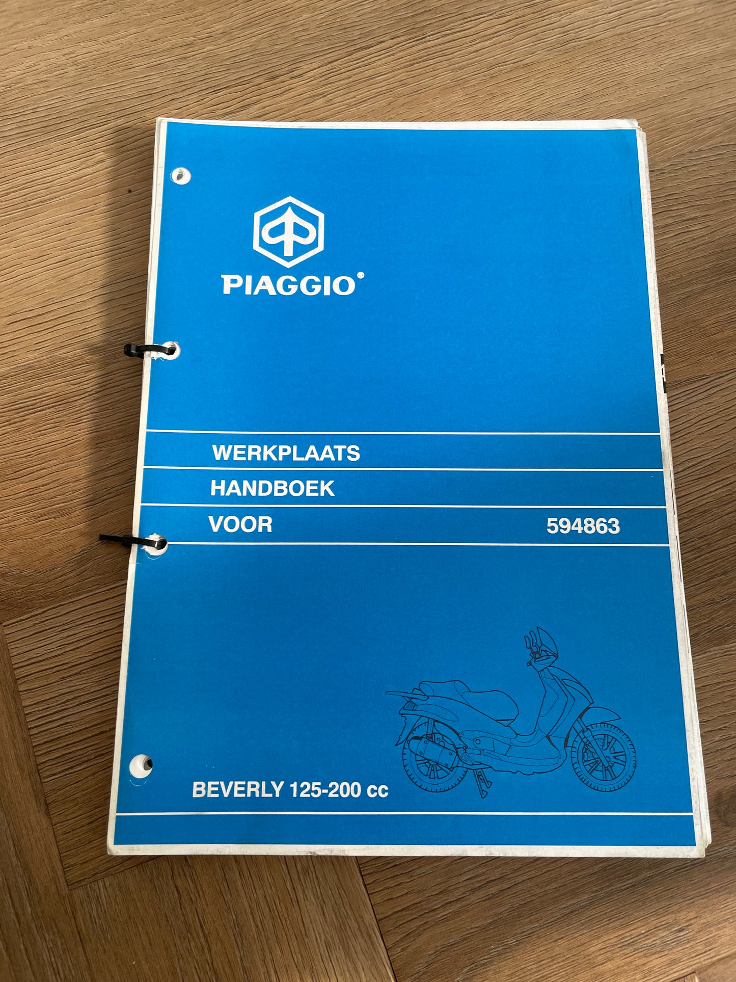 WERKPLAATSHANDBOEK PIAGGIO BEVERLY 125-200