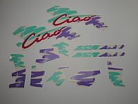 TRANSFERSET VESPA CIAO PRO MINT/LILA 81053