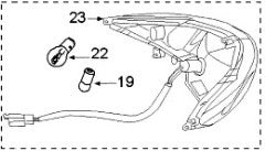 PEUGEOT ORANGE BULB 12V WY2.3W - 775229
