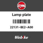 SYM OEM Lampplaat (RAMP PLATE) GEBRUIKT 22131-BE2-A00