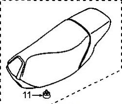 PEUGEOT JETFORCE 125 ZADEL RUBBERS 752664