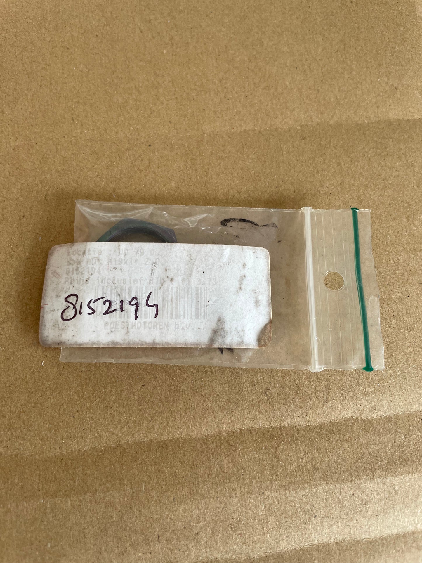 APRILIA OEM LOW NUT, M19x1 AP8152194