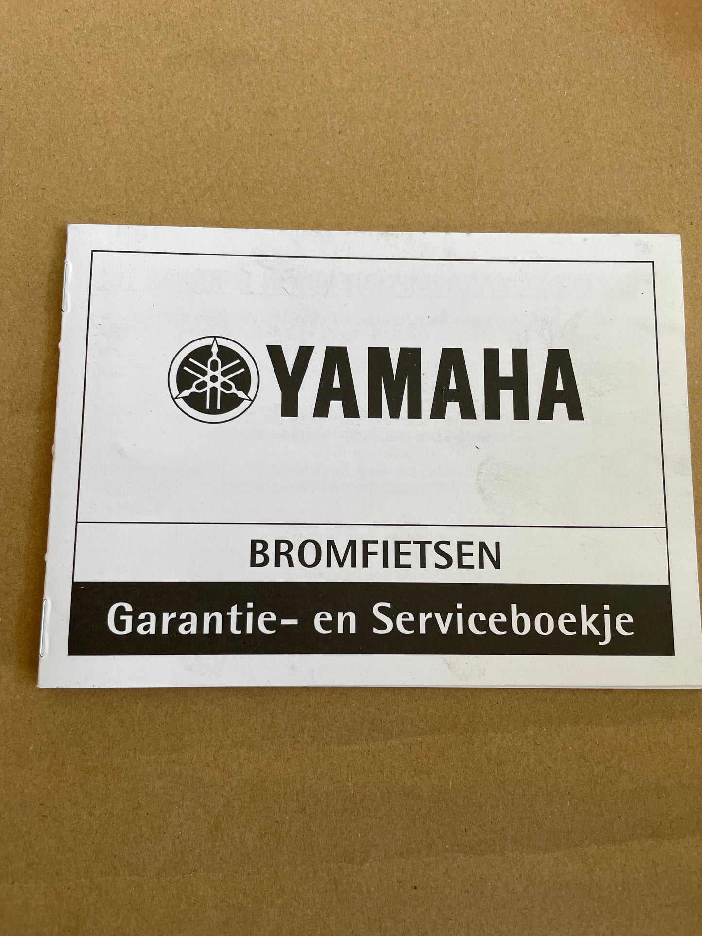 YAMAHA SERVICE & GARANTIE BOEKJE BROMFIETSEN OEM ORIGINAL