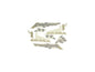 STICKERSET TRANSFERSET GILERA RUNNER RST ZWART/GEEL 62447000A2