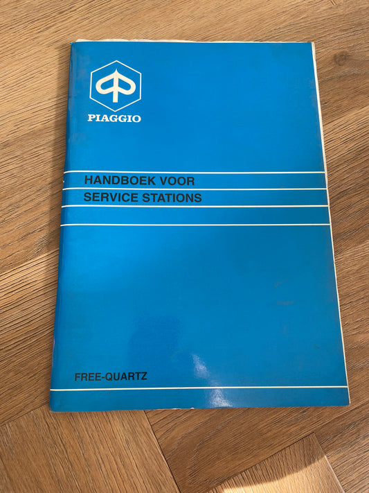 HANDBOEK SERVICE STATION OEM PIAGGIO FREE QUARTZ
