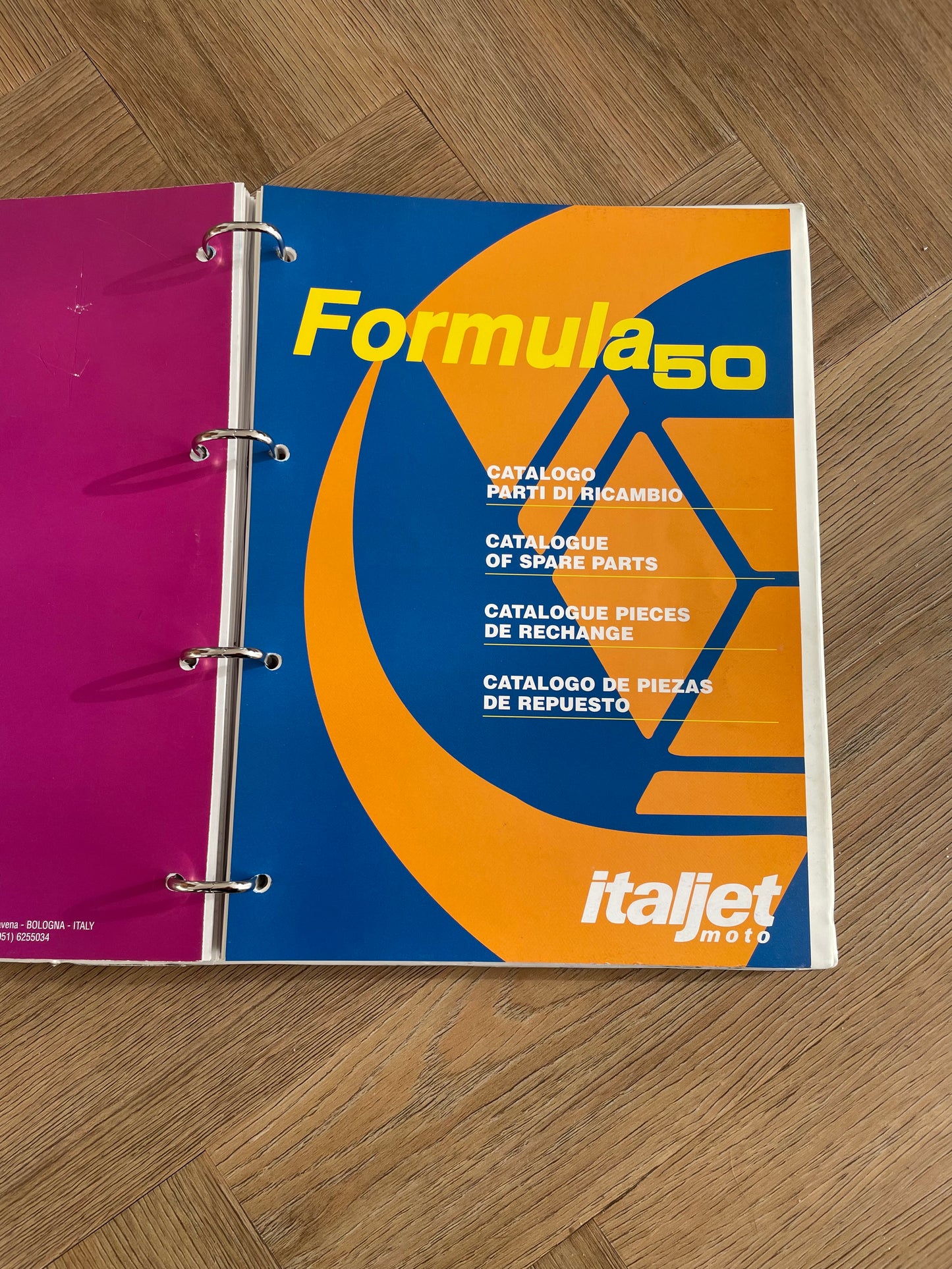 ONDERDELEN CATALOGUS SPARE PARTS ITALJET FORMULA 50