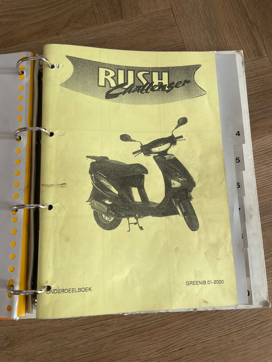 ONDERDELEN CATALOGUS HYOSUNG RUSH CHALLENGER