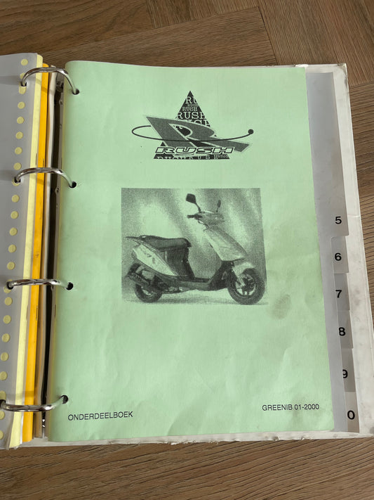 ONDERDELEN CATALOGUS HYOSUNG RUSH OUD