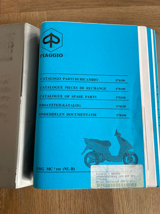 ONDERDELEN CATALOGUS PIAGGIO NRG MC RST