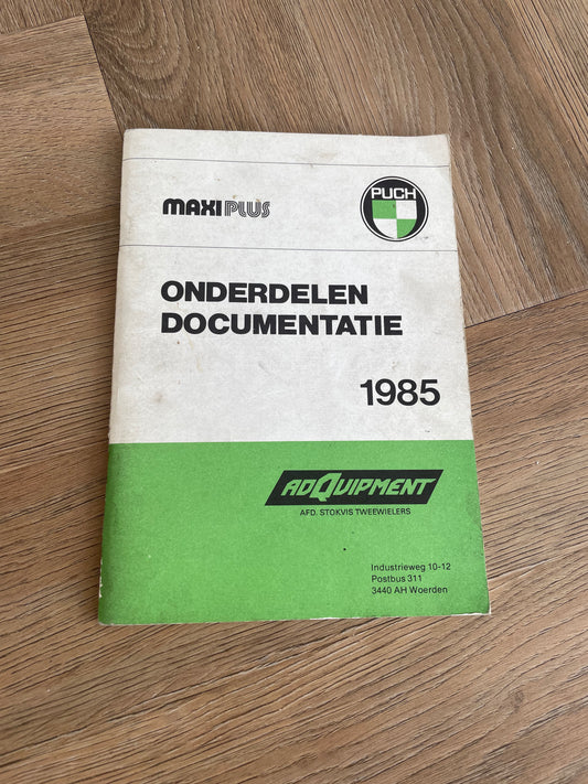 ONDERDELEN CATALOGUS PUCH MAXI 1985