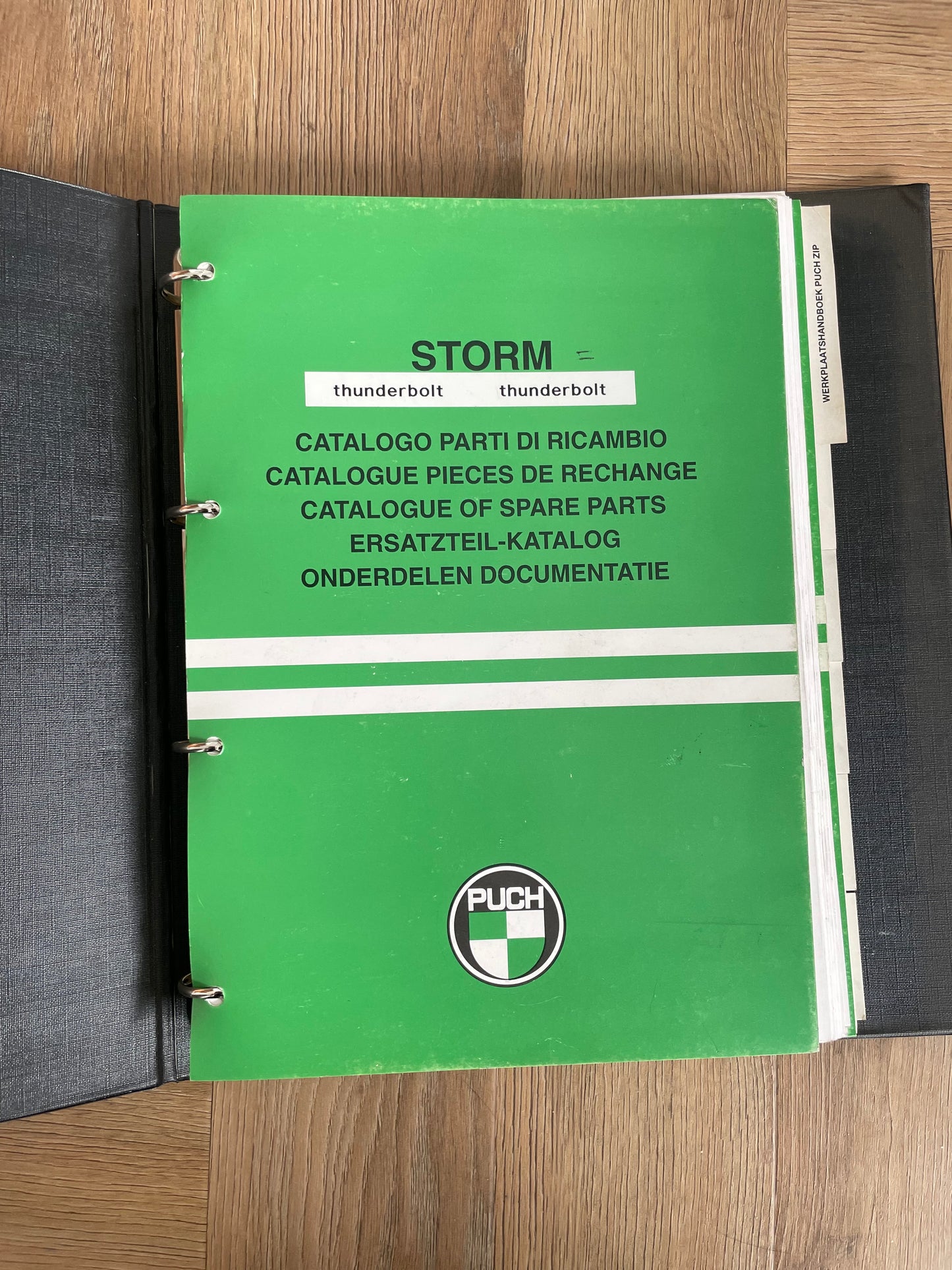 ONDERDELEN CATALOGUS PIAGGIO PUCH STORM THUNDERBOLT