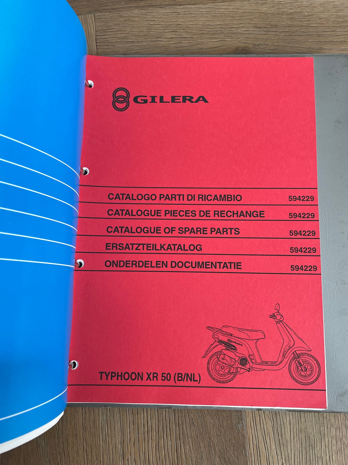 ONDERDELEN CATALOGUS PIAGGIO GILERA TYPHOON 50 XR