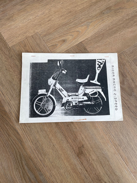 ONDERDELEN CATALOGUS PUCH RIDER MACHO 2 SPEED