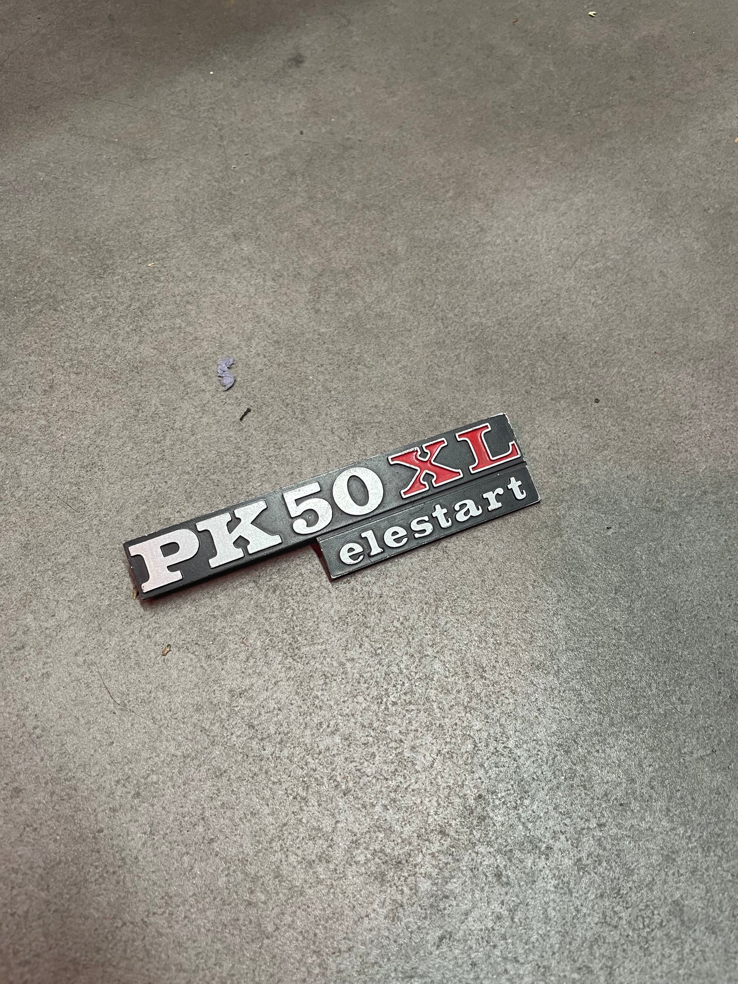 PIAGGIO VESPA PK 50 XL ELESTART EMBLEEM 227473