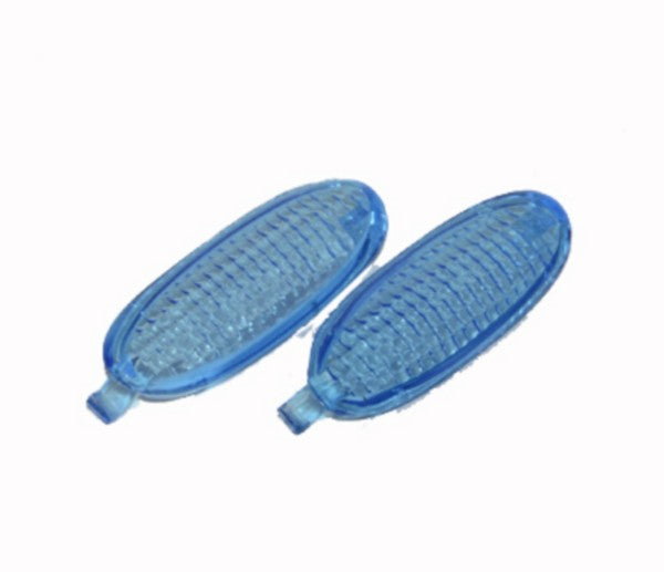 Reflector set stuurkap Gilera Runner blauw CRECO-PARTS