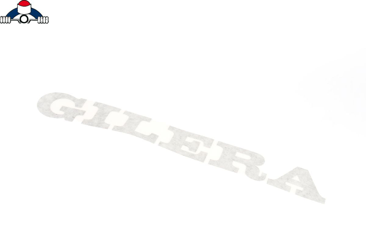 GILERA TANKSTICKER (WIT) 324383