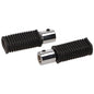 Voetsteun set onder andere Vespa / Piaggio Citta / Honda Camino zwart 256045