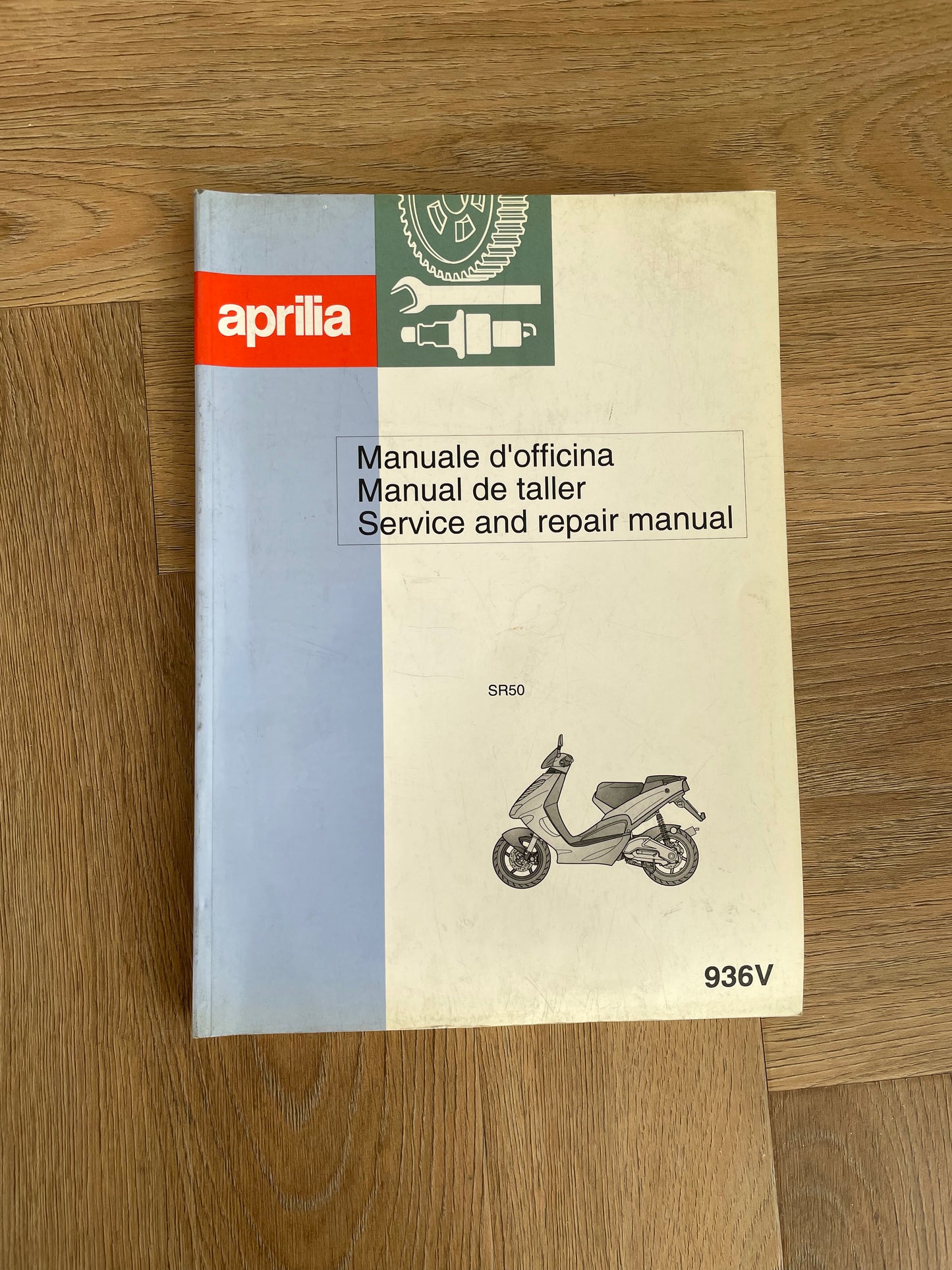 WERKPLAATSHANDBOEK APRILIA SR50 936V