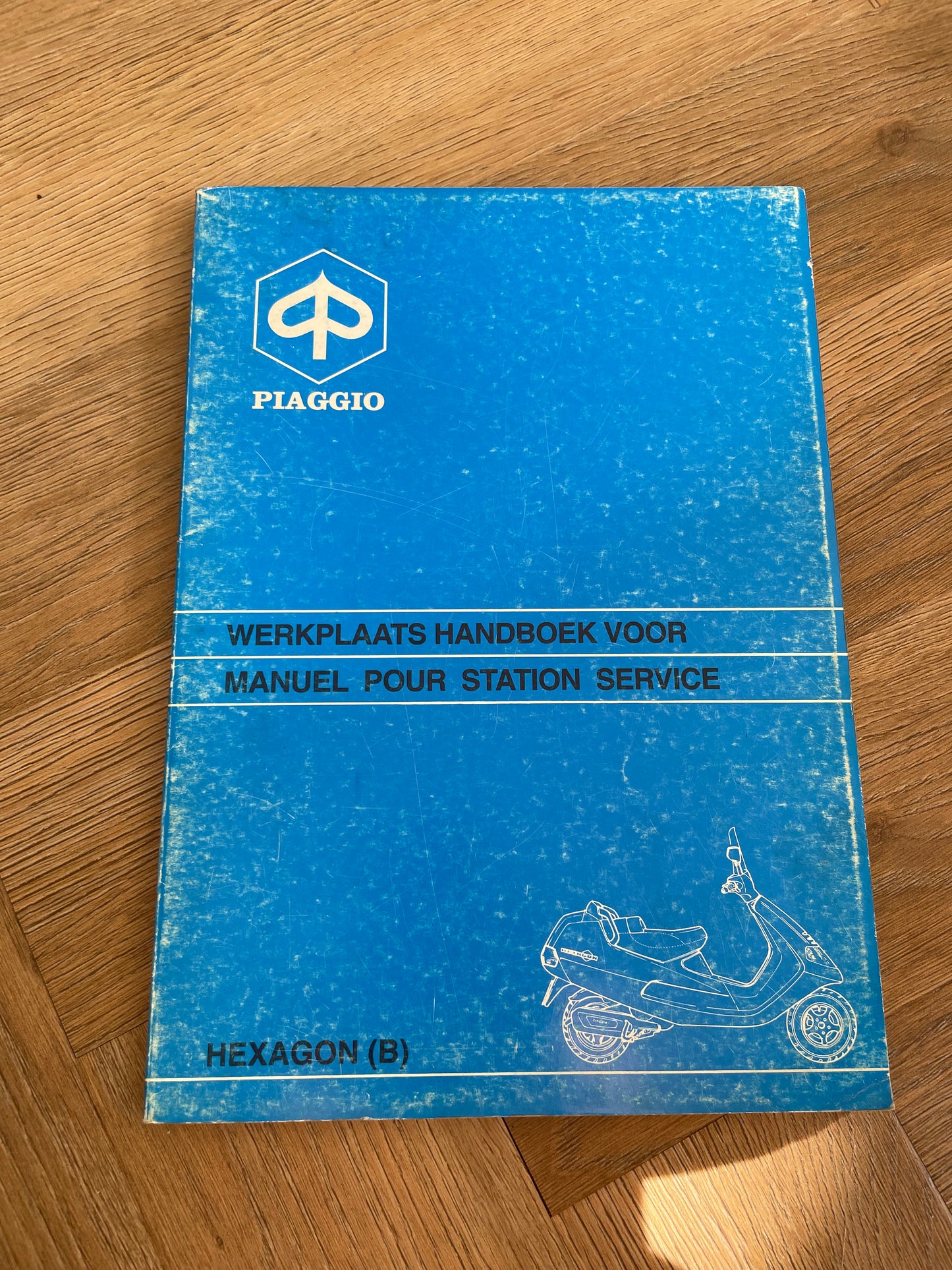 WERKPLAATSHANDBOEK PIAGGIO HEXAGON