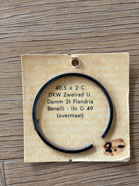 Zuigerveren DKW Zweirad/Demm/Flandria/Benelli 2T - Overmaat 40,5 x 2C